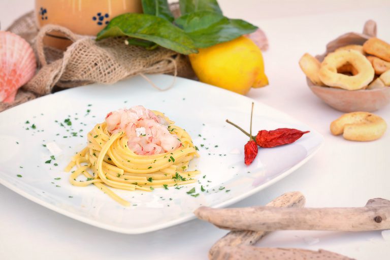 SalentOsteria - Menu - Spaghetti al Ragù di Gamberi